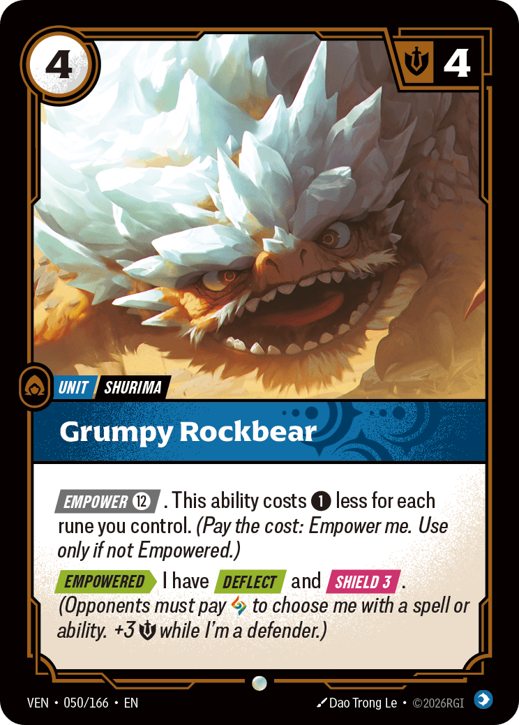 Grumpy Rockbear