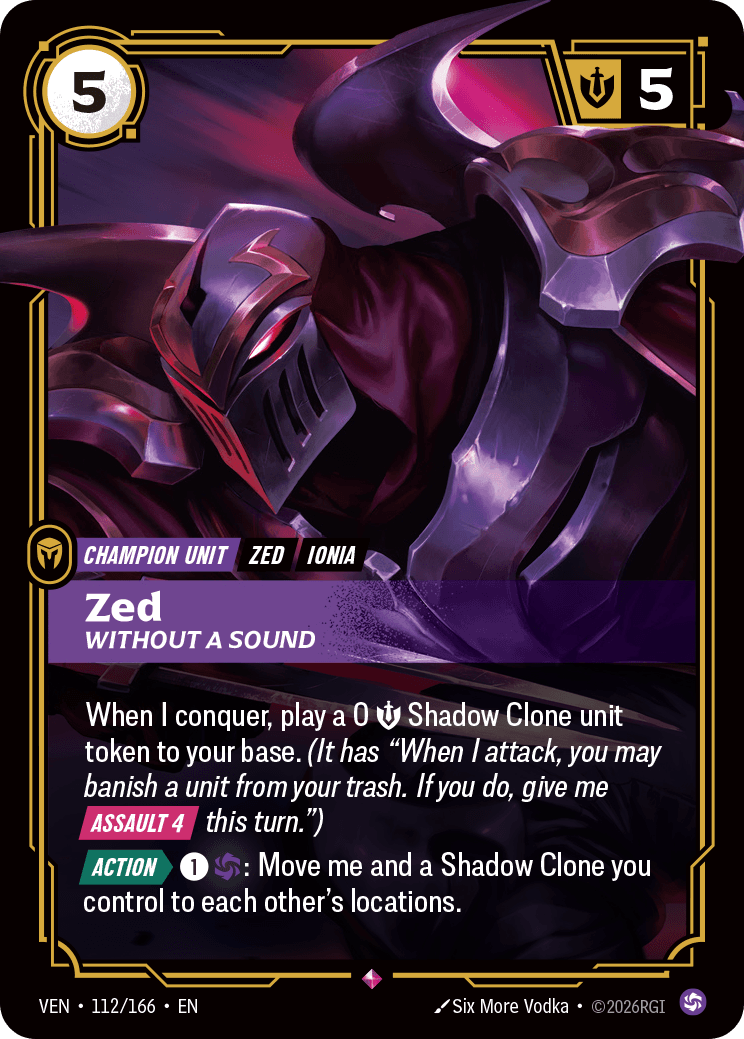 Zed, Without a Sound